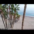 Blick vom Balkon unserer neuen Unterkunft in Almuñécar